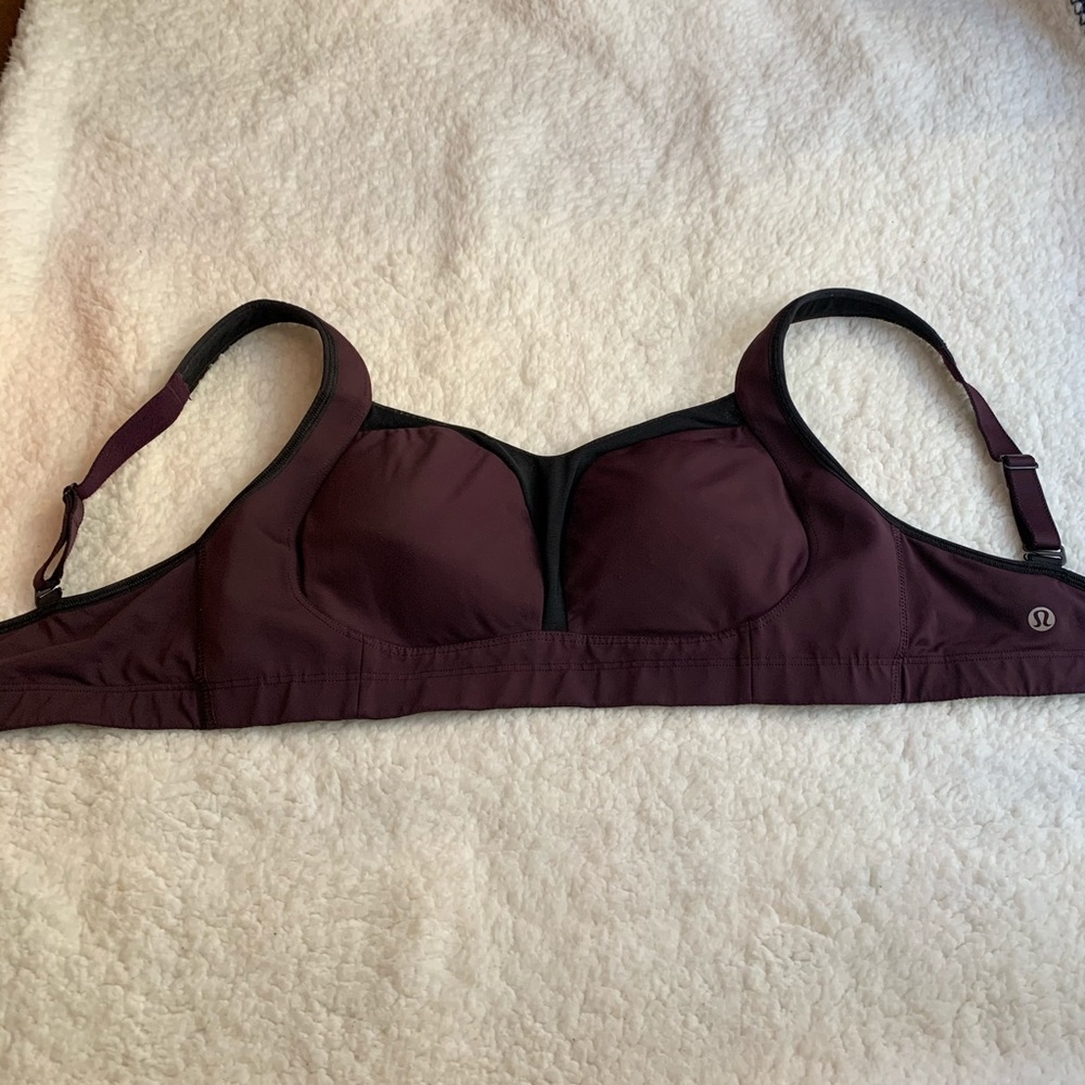 Lululemon purple and black Sports Bra  34c